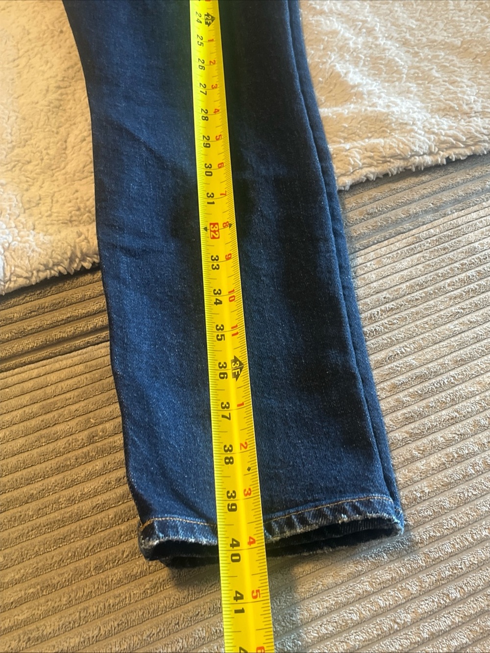 AGOLDE Pinch Waist Skinny Jeans Womens 28 Blue High Rise Dark Denim Stretch - Picture 7 of 7